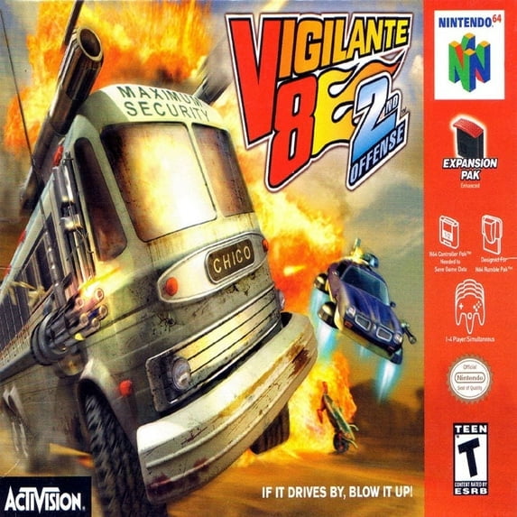 Vigilante 8 - N64 Game - US Version