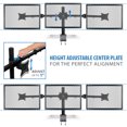 thumbnail image 3 of Mount-It! Support de Bureau Full Motion Triple Monitor MI-753, 3 of 3