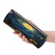 thumbnail image 5 of Disketp Oil Starry Sky Sunflower Estuche Organizador de Lápices de Cuero, Estuche de Oficina con Cremallera para Bolígrafo y Lápiz, 5 of 6