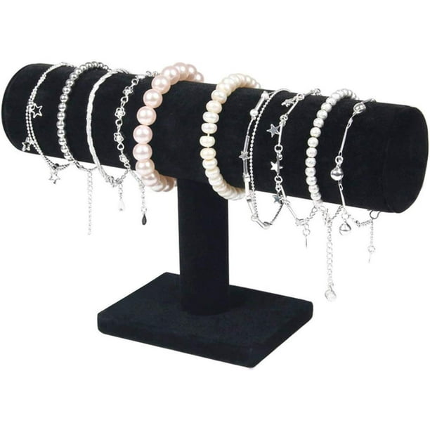 Pro Space TBar Bracelet Necklace Jewelry Display Stand for Home Organization, Black Walmart