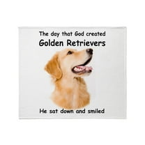 CafePress - Golden Retriever Throw Blanket - Soft Fleece Throw Blanket, 50"x60" for All Ages