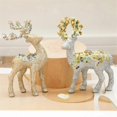 thumbnail image 5 of 3-Piece Champagne Christmas Ornaments Christmas Tree Decorations Glitter Deer Ornaments, 5 of 5