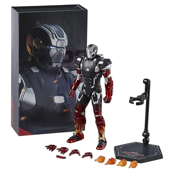 Goote Iron - Man MK-22 Action Figure with Bonus Accessories - Articulated Collectible Model Action Figure 7.08Inch