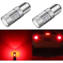 Alla Lighting BAY15D 1157 Red LED Bulbs Super Bright 4014 54-SMD LED 2057 7528 Bulb 12V 1157 3496 LED Turn Signal Lights Brake Lights Stop Light Tail Lights Bulbs for Cars, Trucks, Motorcycles 2pcs
