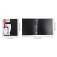 thumbnail image 2 of 3 Ring A4 Loose Leaf Binder with Rainbow Tab Dividers, Hard Cover Document Organizer Multi Color Index Page Folder for Office School Paper Classification, 2 of 6