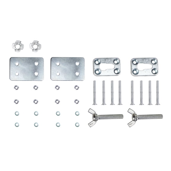 Extreme Max 5001.5778 Removable Hardware Kit for Deluxe Chrome Motorcycle Wheel Chock