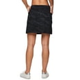 thumbnail image 5 of RBX Active Women's Athletic Zipper Pocket Woven Camo Skort With Inner Bike Short, 5 of 5
