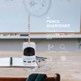 thumbnail image 4 of KAKOWELY Back to School desktop pencil sharpener Electric Pencil Sharpener White 1Set for Classroom Use, 4 of 8