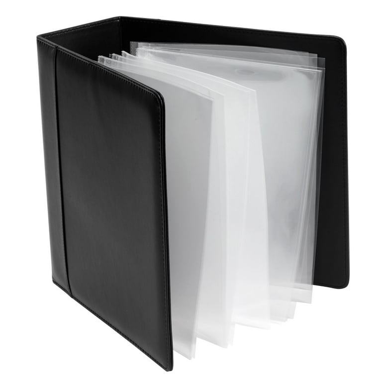 Juvale 4-inch Theater Binder With 30 Sleeves, 3-ring Organizer With Clear  Sheet Protectors For Gifts, Show-bills Holder : Target