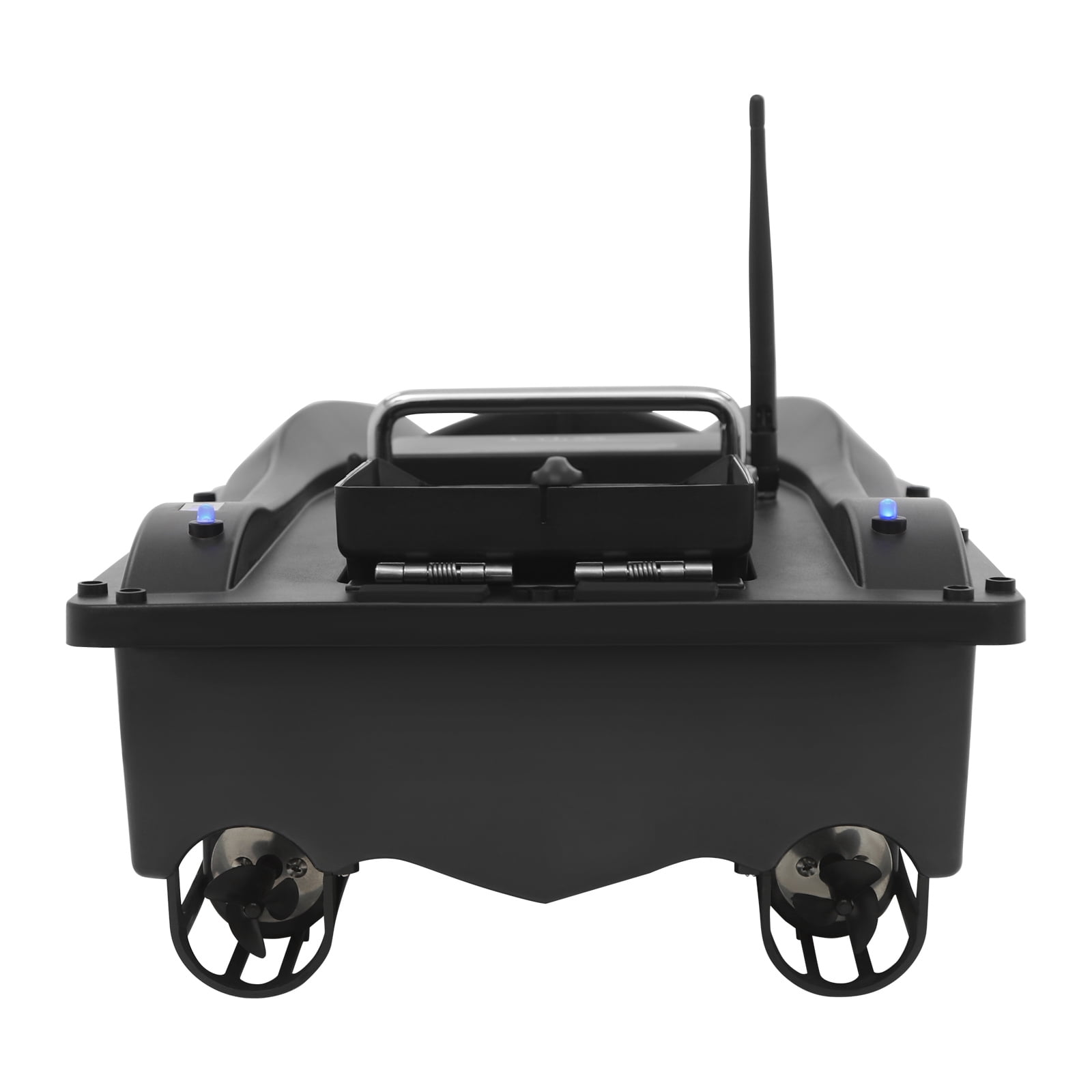 1 PCS Black Fishing Bait Boat, Bait Boat with Remote Control, Fishing Bait Boat with GPS, Load Bearing Capacity: 2kg/4.4lbs