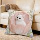 thumbnail image 5 of Uuiauoio Cute Animals Decorative Throw Pillow Cover , Animals Family Animals Outdoor Pillow Cases Square Standard Cushion Cover for Sofa Couch Bed Car 17.72x17.72 inch, 5 of 6