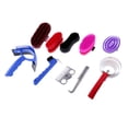 thumbnail image 1 of 10 Piezas Ecuestre Deluxe Horse Grooming Kit Bolsa Cepillo Pezuña Selección, 1 of 9