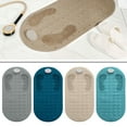 thumbnail image 3 of 2 Pk Foot Scrubber Bath Mat Pumice Stone Shower Rug Non Slip Tub Massage 16"X31", 3 of 6