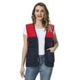 thumbnail image 4 of TOPTIE Adult Supermarket Volunteer Vest Travel Safari Multi-pocket Waistcoat-Navy-M, 4 of 9