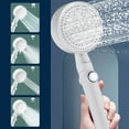 5-Function Shower Nozzle with Handheld, High-Pressure Shower Nozzle ...