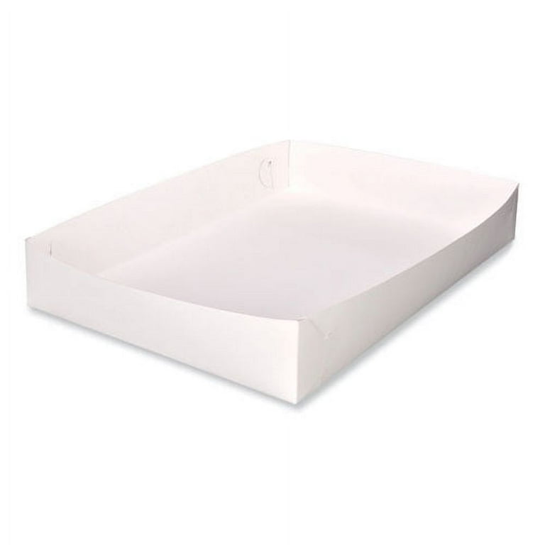 Bakery Boxes, Standard, 26 x 18.5 x 4, White, Paper, 50/Carton Bakery Boxes, Standard, 26 x 18.5 x 4, White, Paper, 50/Carton