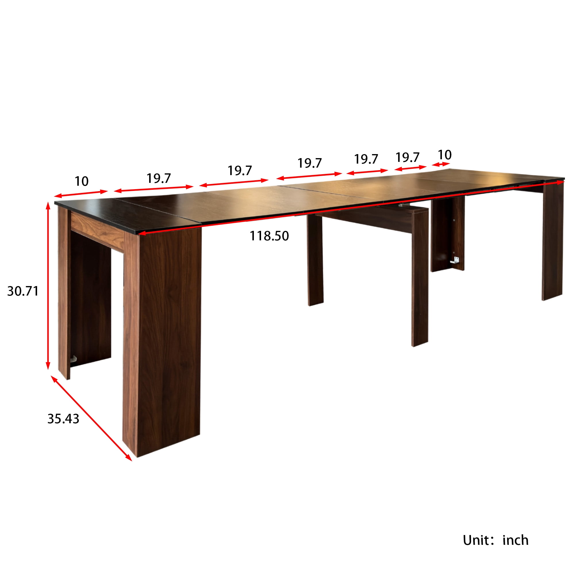 Multifunctional Extendable Console Table