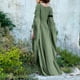 thumbnail image 5 of Moda casual cuello redondo vestido de manga larga mujeres impresas vestido de mujer vestidos largos Pompotops hdfakjf5371, 5 of 7