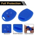 thumbnail image 4 of Funda de llave de coche de silicona TPU azul oscuro Unique Bargains para Ford Courier - Funda de control remoto de 3 botones, 4 of 6