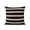 Charcoal, Oatmeal, variant on Outdoor Pillows Waterproof, Black Striped Bedding Throw Pillows with Insert for Couch Sofa Bed, Farmhouse Country Minimalist Tan Stripes 12x20 Inch Pillowcases Decorative Patio Pillow Set of 1