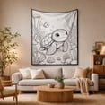 thumbnail image 4 of Clearance! DIY Coloring Blanket for Kids, Color Fillable Flannel Blanket with Coloring Pens, Soft Cozy Kids Activity Blanket Home Decor (10.24x8.27x1, 4 of 7