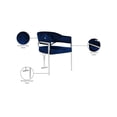 thumbnail image 2 of Meridian Furniture Madelyn Navy Velvet Dining Chair, Set of 2, 2 of 6