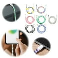 thumbnail image 3 of Beaded 2 In 1 USB C Fast Charging Data Sync Cord for Smartphones and Devices with Stylish Design, 3 of 6