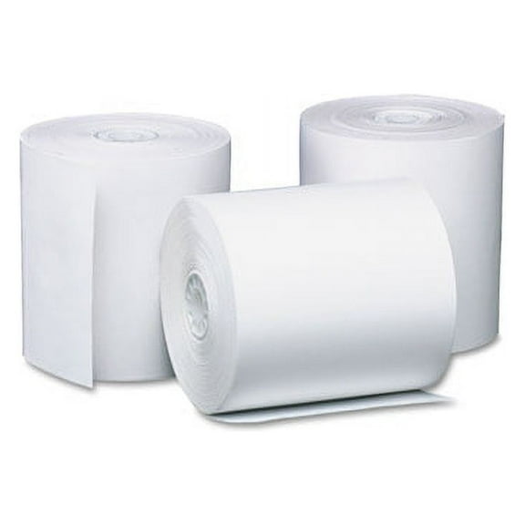 Direct Thermal Printing Thermal Paper Rolls, 3.13" X 230 Ft, White, 8/pack | Bundle of 2 Packs