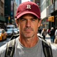 thumbnail image 6 of UTSJKR Mens Letter Embroidery Soft Crown Baseball Cap with Curved Brim for Daily Office Commute Road Trip Neighborhood Jog Adjustable Sweatband Anti-UV Sports Hat Wine, 6 of 6
