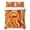 Orange, variant on Twin Quilt Set 68''x86'', Rainbow Color Lightweight Summer Bedspread Coverlet Set with 2 Pillow Shams, Fantasy Colorful Ombre Swirl Breathable All Season Quilt Bedding for Dorm/Bedroom
