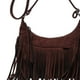 thumbnail image 3 of Mujeres, Bolso de Hombro Borla Monedero Satchel , Estilo Retro, Tote Monedero Correa para Trabajo al Aire Libre Playa Teléfono Marrón Colco Bolso con borlas, 3 of 7