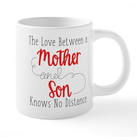 CafePress - The Love Between A Mother And Son Mugs - 20 Oz White Ceramic Mega Mug