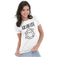 thumbnail image 3 of Graduate 90s Throwback Graduation Womens Fitted Plus Size Graphic Tee Brisco Brands 2X, 3 of 5