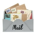 thumbnail image 6 of Elegant Designs 9.84" Homewood Envelope Letter Holder with "Mail" in Black, Gray, 6 of 11