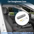 thumbnail image 2 of Estuche para gafas de sol de automóvil Unique Bargains para Jeep Renegade 2015-2023, soporte para gafas de sol, caja de almacenamiento, tela de ABS, gris, 1 juego, 2 of 7