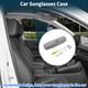 thumbnail image 2 of Estuche para gafas de sol de automóvil Unique Bargains para Jeep Renegade 2015-2023, soporte para gafas de sol, caja de almacenamiento, tela de ABS, gris, 1 juego, 2 of 7