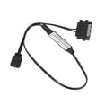 thumbnail image 2 of 5V 2.4G 17 teclas RGB LED Tira de luz Control remoto para caja de PC (3 pines a 4 pines), 2 of 8