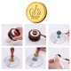 thumbnail image 1 of Cuadros Decorativos Cabeza de sello de arte DIY sobre cabeza decorativa en relieve para invitaciones de boda (R) Wdftyju embutido en tela, 1 of 3