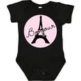 thumbnail image 3 of Inktastic Bonjour Girls Baby Bodysuit, 3 of 5