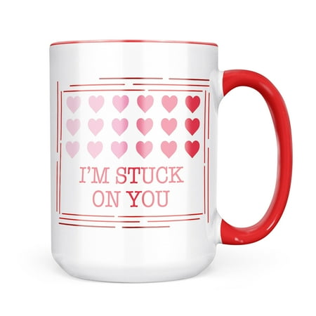 

Christmas Cookie Tin I m Stuck On You Valentine s Day Gradient Hearts Mug gift for Coffee Tea lovers