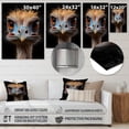 thumbnail image 4 of Designart "African Long-legged Likeness Ostrich" Animals Metal Wall Art Prints, 4 of 5