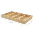 thumbnail image 4 of MLINS Sunglasses Storage Bamboo Tray Compartment Eyewear Storage Holder Desktop Glasses Display Plate, 4 of 6