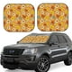 thumbnail image 1 of Balery Daisy maple fall Parasol para parabrisas de coche de 2 piezas | Parasol plegable para parabrisas delantero de coche para la mayoría de sedanes-Small, 1 of 6