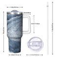40oz Tumbler with Handle and Straw, Vacuum Insulated Stainless Steel ...
