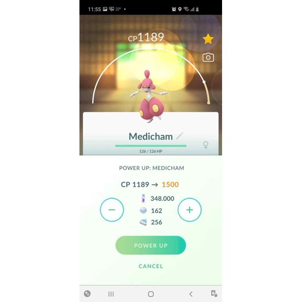 Medicham Xl Unlock 3 Moveset Great Pvp Cp Under 1500 Pokemon Go Trade Walmart Com Walmart Com