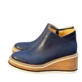 thumbnail image 1 of Bottines pour Femmes Couleur Unie Bout Rond Chaussures Compensées Chaussures Décontractées à la Mode, 1 of 6
