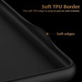 thumbnail image 4 of AIOVETEAB Compatible with Google Pixel 9a Case Premium Leather TPU Hybrid Case Cover,Black, 4 of 6