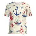 thumbnail image 5 of Nautical Adventure -1 Women's T-Shirt Short Sleeve T Shirts Tops Tee Ladies Loose T, 5 of 7
