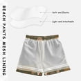 thumbnail image 5 of Kids' Beach Pants Comfortable Swim Trunks Chickens with Wildflowers and Grasses Shorts for Pool Vacation and Lounge Wear Small, 5 of 8