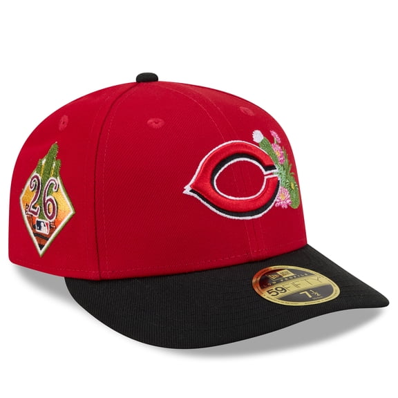 Men's New Era Red/Black Cincinnati Reds 2026 Spring Training Low Profile 59FIFTY Fitted Hat